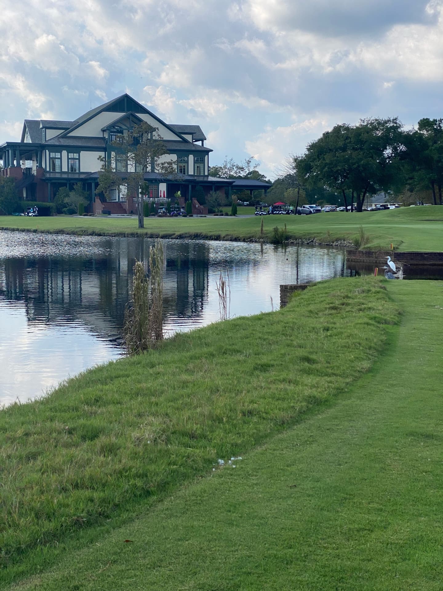 Golf course community clubhouse